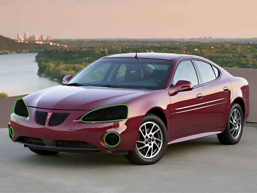 pontiac grand prix 2004-2008 Headlight Tint Location