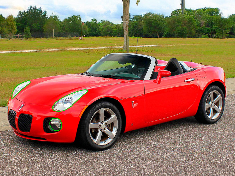 pontiac solstice 2006-2009 Headlight Protection Installation Location