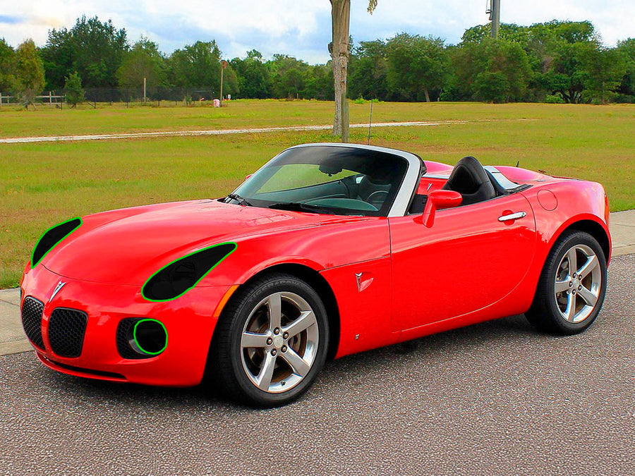 pontiac solstice 2006-2009 Headlight Tint Location