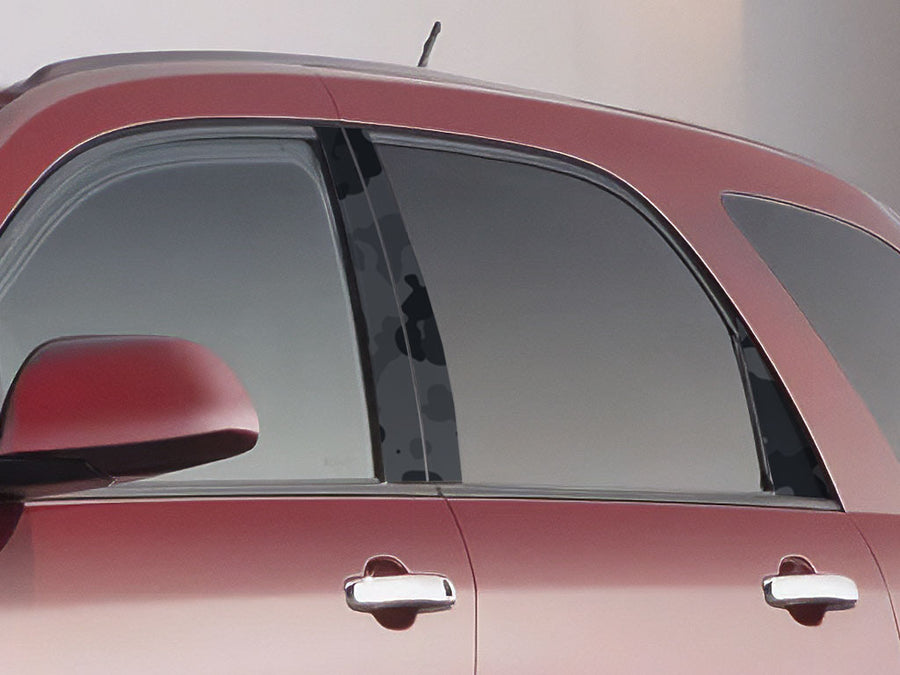 pontiac torrent 2006-2009 Camo Pillar Cover Diagram