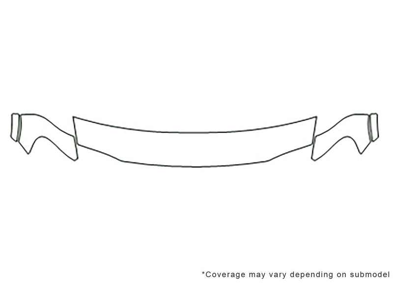 trans port Avery Dennison Clear Bra Hood Precut PPF Diagram