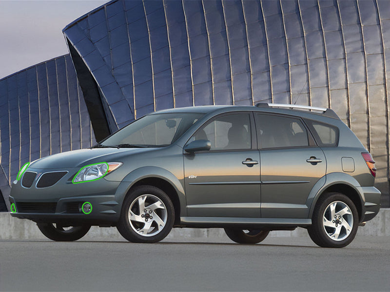 pontiac vibe 2003-2008 Headlight Protection Installation Location