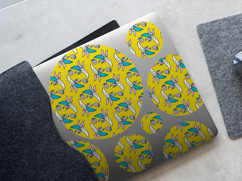 pop peel fruit DIY Laptop Stickers