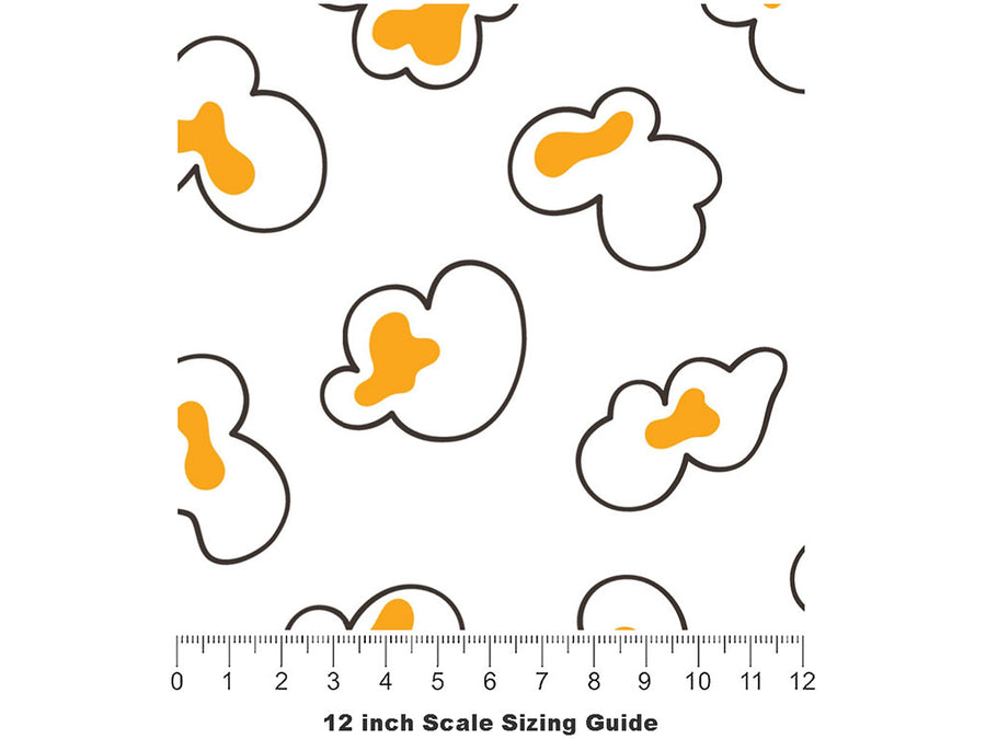 Popcorn Principle Movie Vinyl Film Pattern Size 12 inch Scale~Rwraps Popcorn Principle Movie Sizing Chart~2