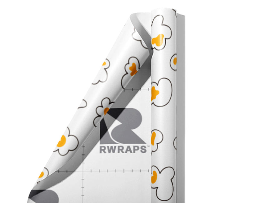 Popcorn Principle Movie Wrap Film Sheets~Rwraps Series 914 Popcorn Principle Movie Scrolled Sheet~3
