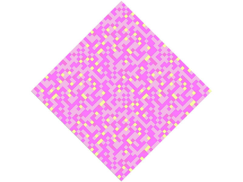 Popped Bubblegum Pixel Vinyl Wrap Pattern
