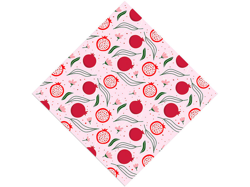 Poppy Pods Fruit Vinyl Wrap Pattern