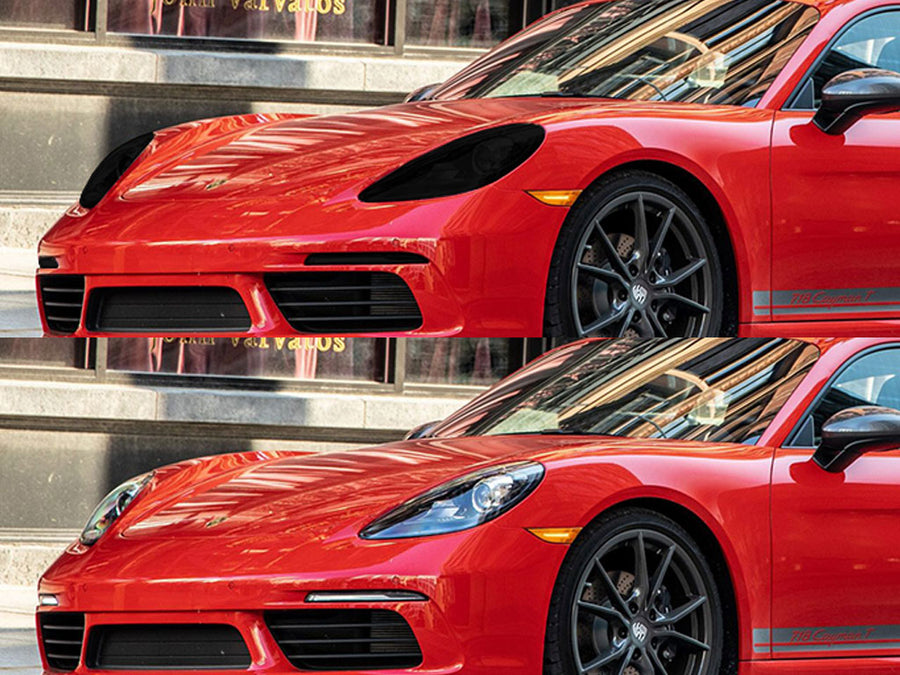 porsche 718 cayman 2017-2024 Headlight Tint Appearance