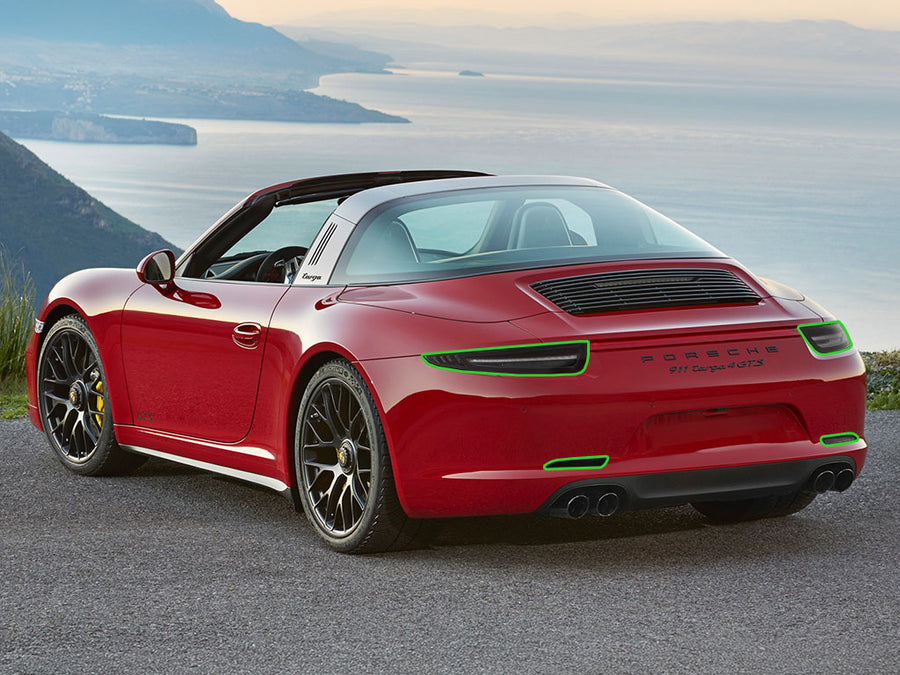 911 Tail Light Tint Installation Points