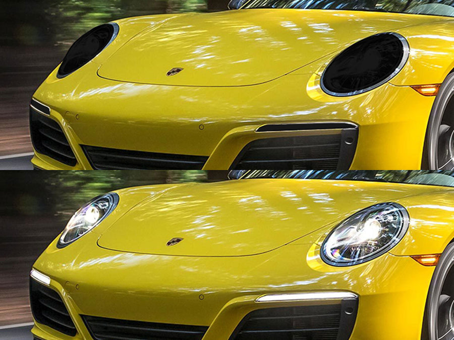 porsche 911 2017-2019 Headlight Tint Appearance