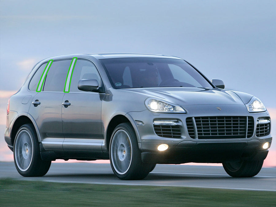 porsche cayenne 2003-2010 Pillar Post Trim Installation Location