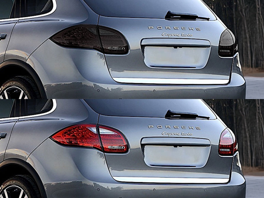 cayenne Before and After Smoked Taillights