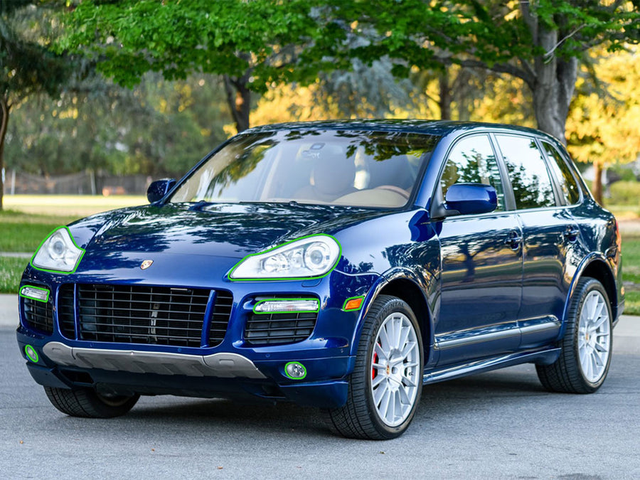porsche cayenne 2008-2010 Headlight Protection Installation Location