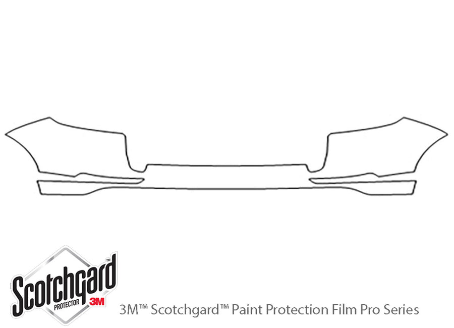 cayenne 3M Clear Bra Door Cup Precut PPF Diagram
