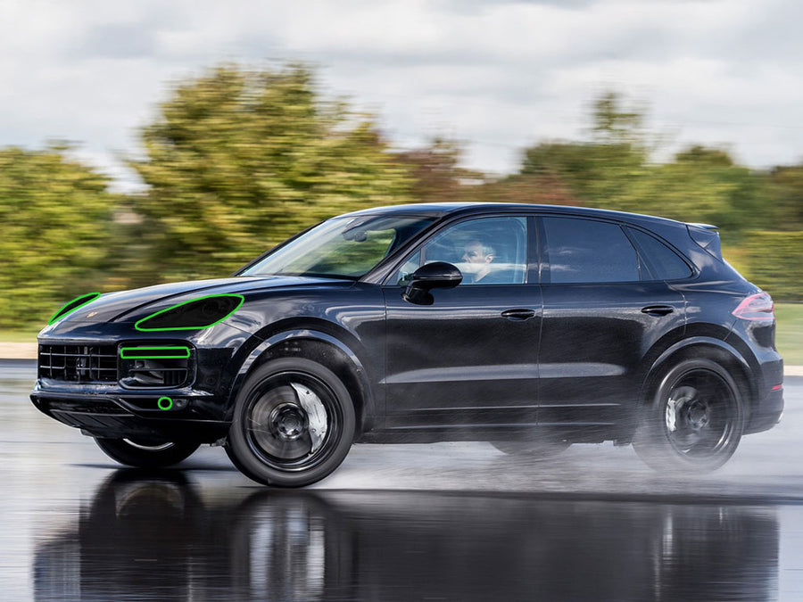 porsche cayenne 2015-2018 Headlight Tint Location