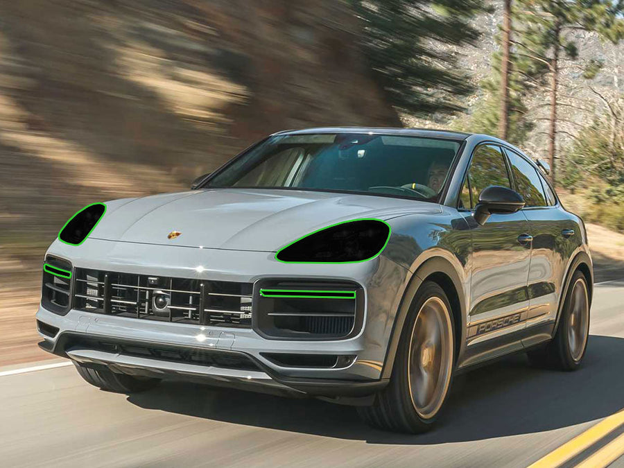 porsche cayenne 2019-2023 Headlight Tint Location