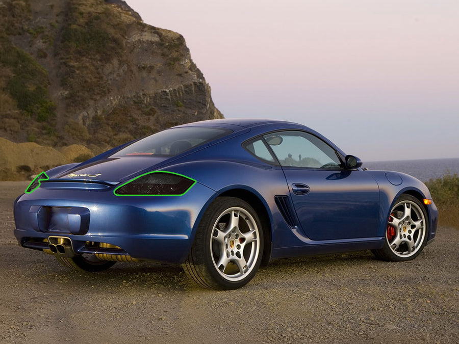 cayman Tail Light Tint Installation Points