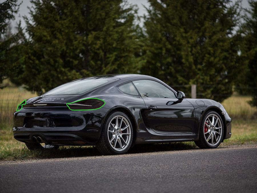 cayman Tail Light Tint Installation Points