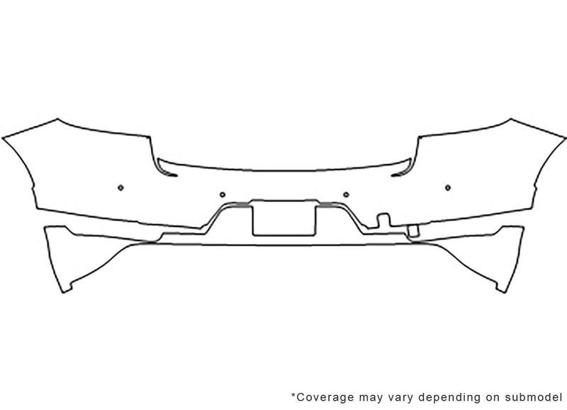 macan Avery Dennison Clear Bra Door Cup Precut PPF Diagram