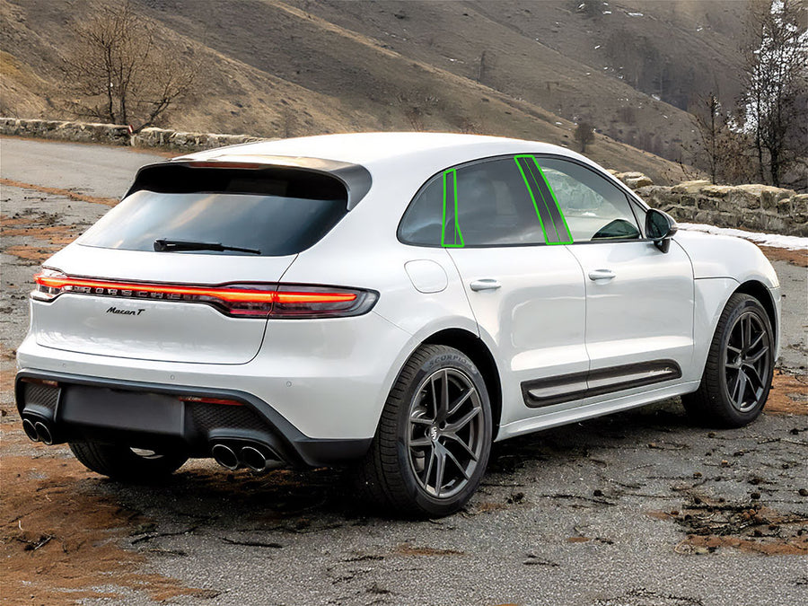 porsche macan 2022-2023 Pillar Post Trim Installation Location
