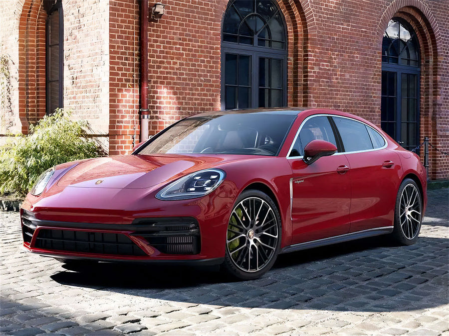 porsche panamera 2017-2023 Matte Black Pillar Trim