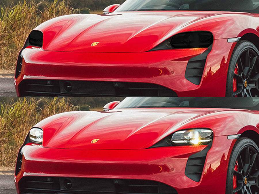 porsche taycan 2020-2025 Headlight Tint Appearance