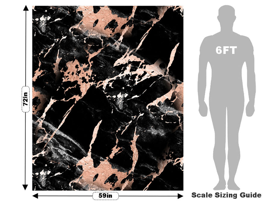 Porto Black Marble Vehicle Wrap Scale~Rwraps Series 914 Porto Black Marble Measurements~1