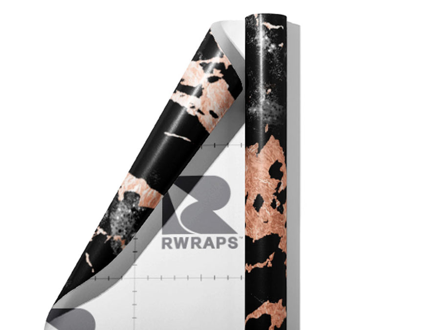 Porto Black Marble Wrap Film Sheets~Rwraps Series 914 Porto Black Marble Scrolled Sheet~3