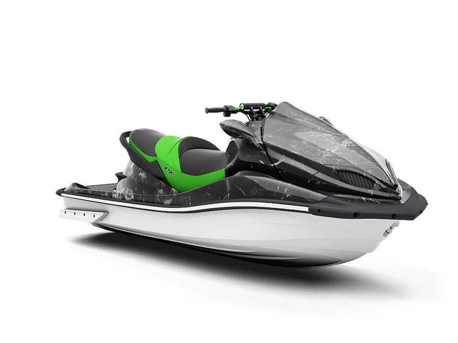 Porto Obsidian Marble Jet Ski Vinyl Customized Wrap