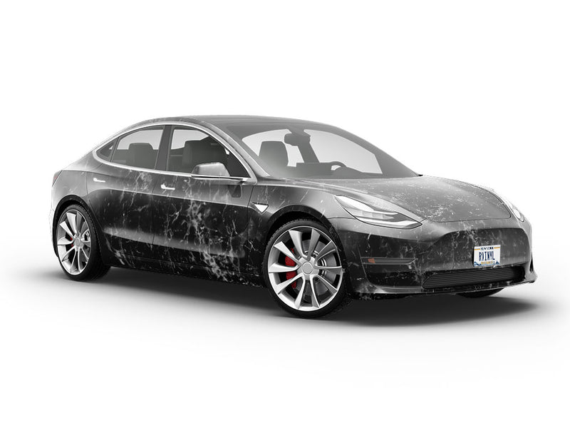 Porto Obsidian Marble Vehicle Vinyl Wrap
