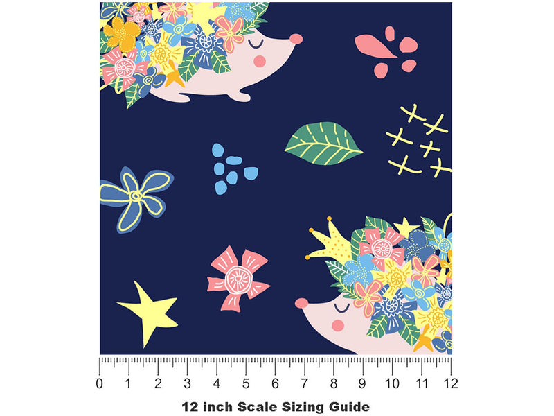 Posh Prickles Animal Vinyl Film Pattern Size 12 inch Scale~Rwraps Posh Prickles Animal Sizing Chart~2