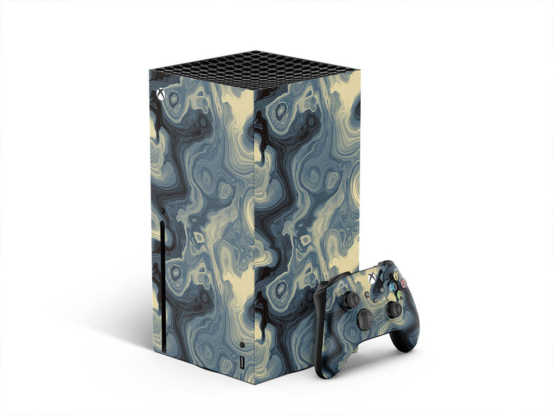 poured acrylic epoxy resin XBOX DIY Decal