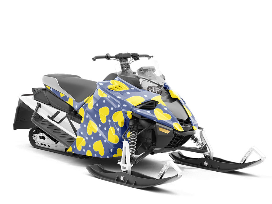 Pouring Out Heart Custom Wrapped Snowmobile