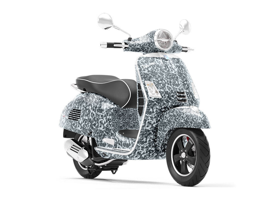 Powder Flecktarn Camouflage Vespa Scooter Wrap Film