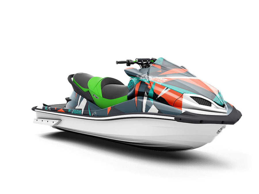 Practice Clothes Abstract Jet Ski Vinyl Customized Wrap