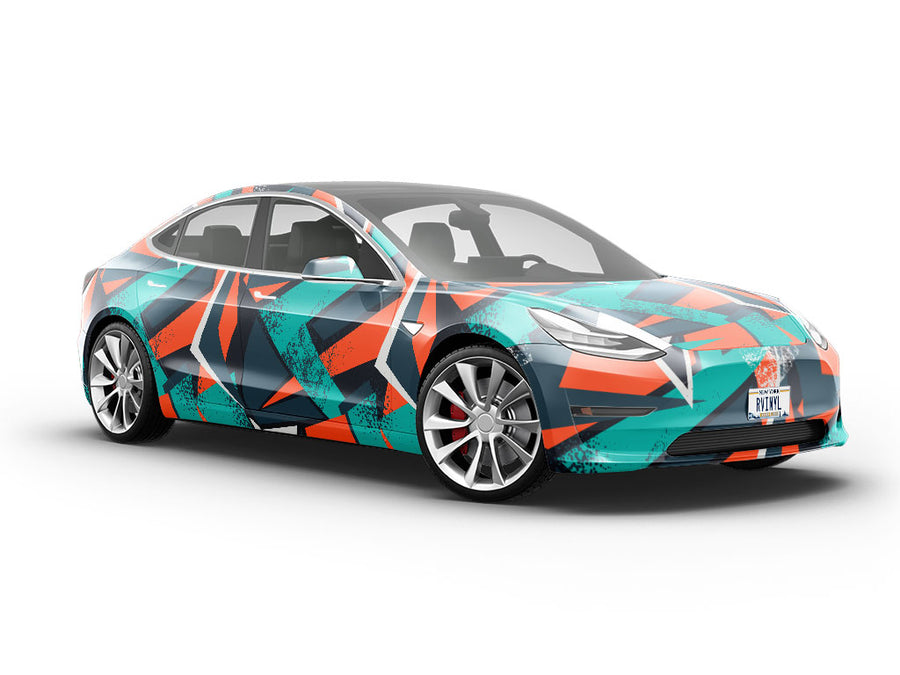 Practice Clothes Abstract Vehicle Vinyl Wrap