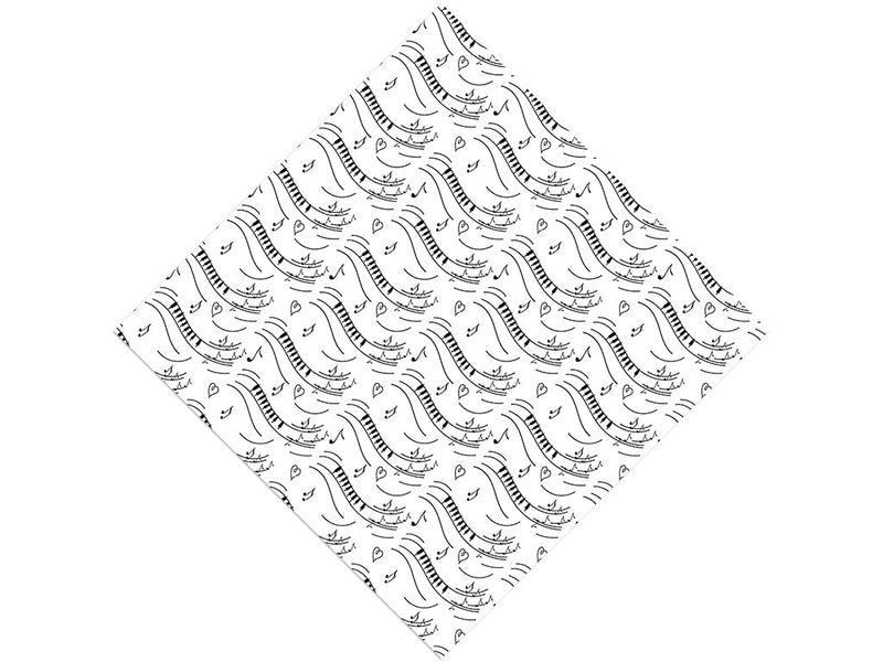Practice Scales Music Vinyl Wrap Pattern