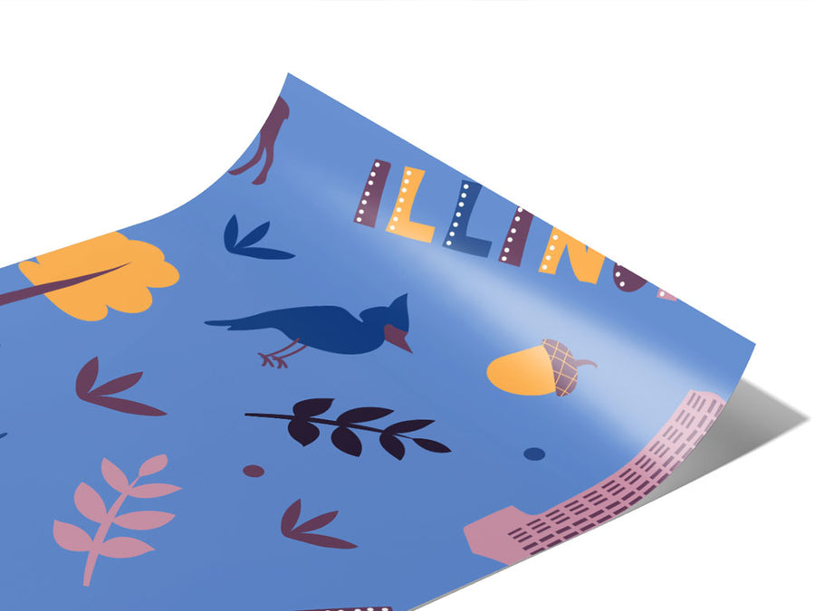 Prairie State Americana Vinyl Wraps~Rwraps Series 914 Digitally Printed Vinyl Wrap~1