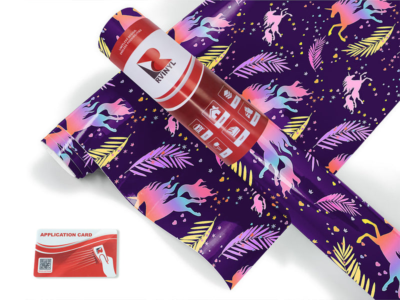 prancing feathers fantasy Craft Vinyl Roll
