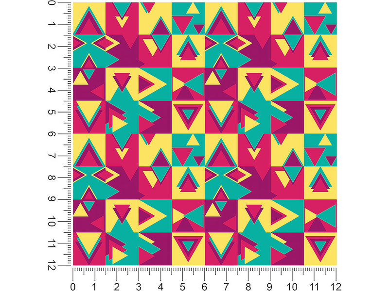 prank call abstract geometric 1ft x 1ft Craft Sheets