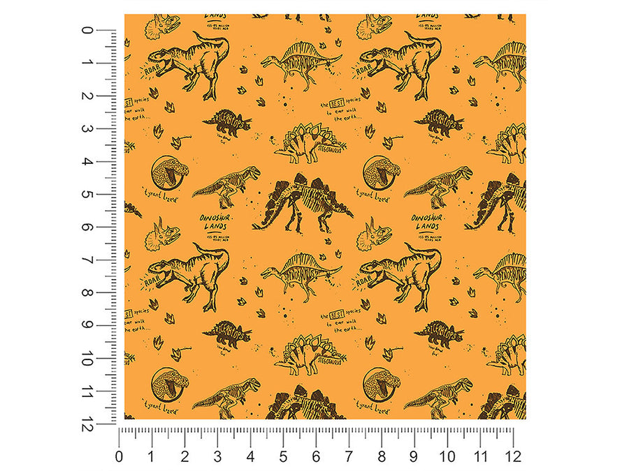prehistoric parchment dinosaur 1ft x 1ft Craft Sheets