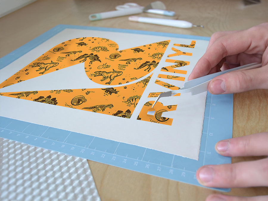 prehistoric parchment dinosaur Easy Weed Craft Vinyl