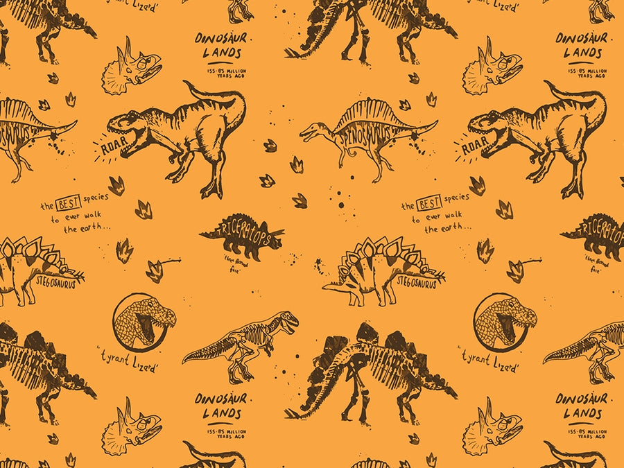 Prehistoric Parchment Dinosaur Vinyl Wrap Pattern~Rwraps Series 914 Digitally Printed Vinyl Wrap~0