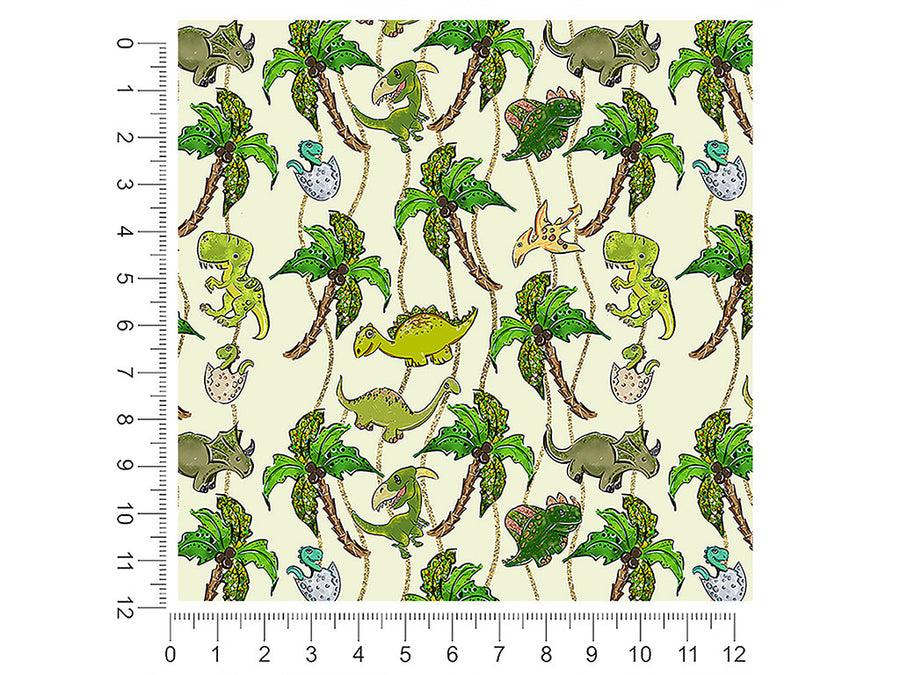 prehistoric party dinosaur 1ft x 1ft Craft Sheets