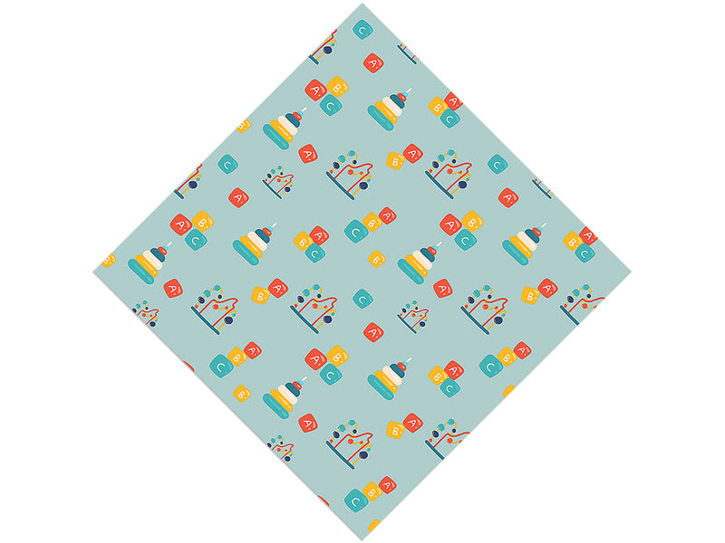 Preschool Playpen Toy Room Vinyl Wrap Pattern