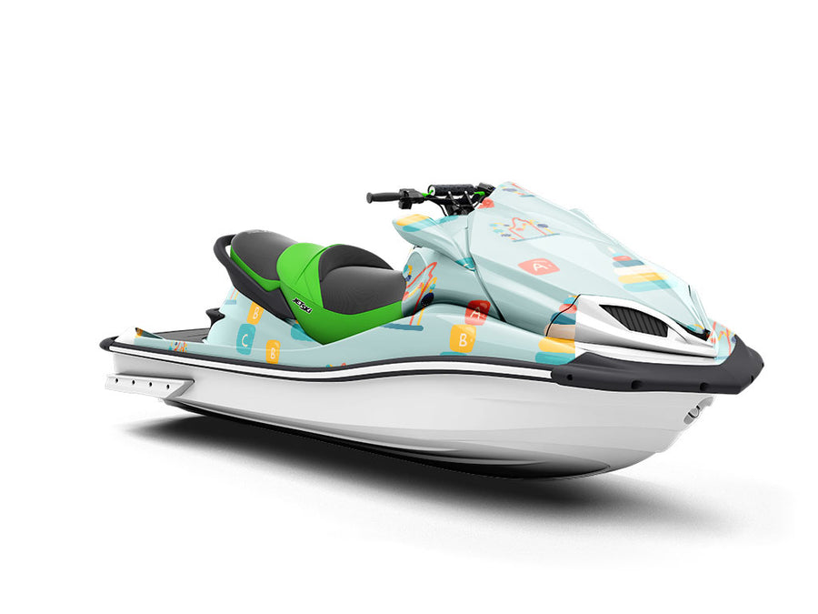 Preschool Playpen Toy Room Jet Ski Vinyl Customized Wrap