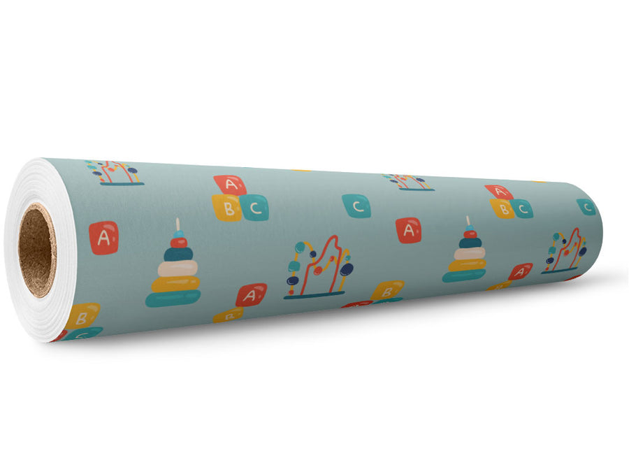 Preschool Playpen Toy Room Wrap Film Wholesale Roll~Rwraps Series 914 Digitally Printed Vinyl Roll~5