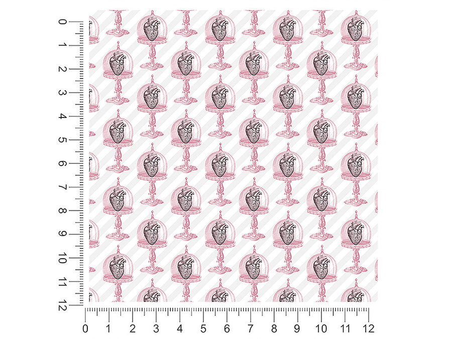 preserved hearts gothic 1ft x 1ft Craft Sheets