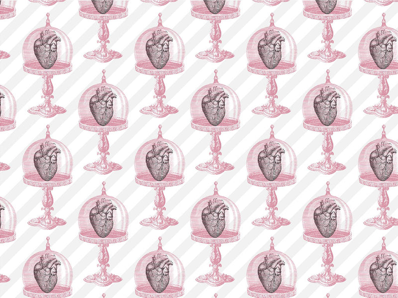 Preserved Hearts Gothic Vinyl Wrap Pattern~Rwraps Series 914 Digitally Printed Vinyl Wrap~0