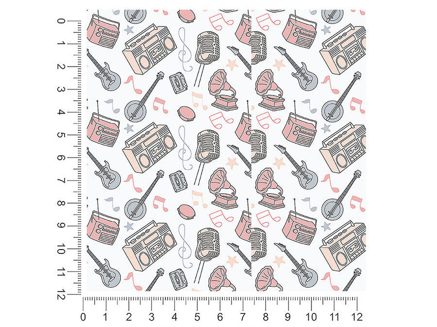 press record music 1ft x 1ft Craft Sheets